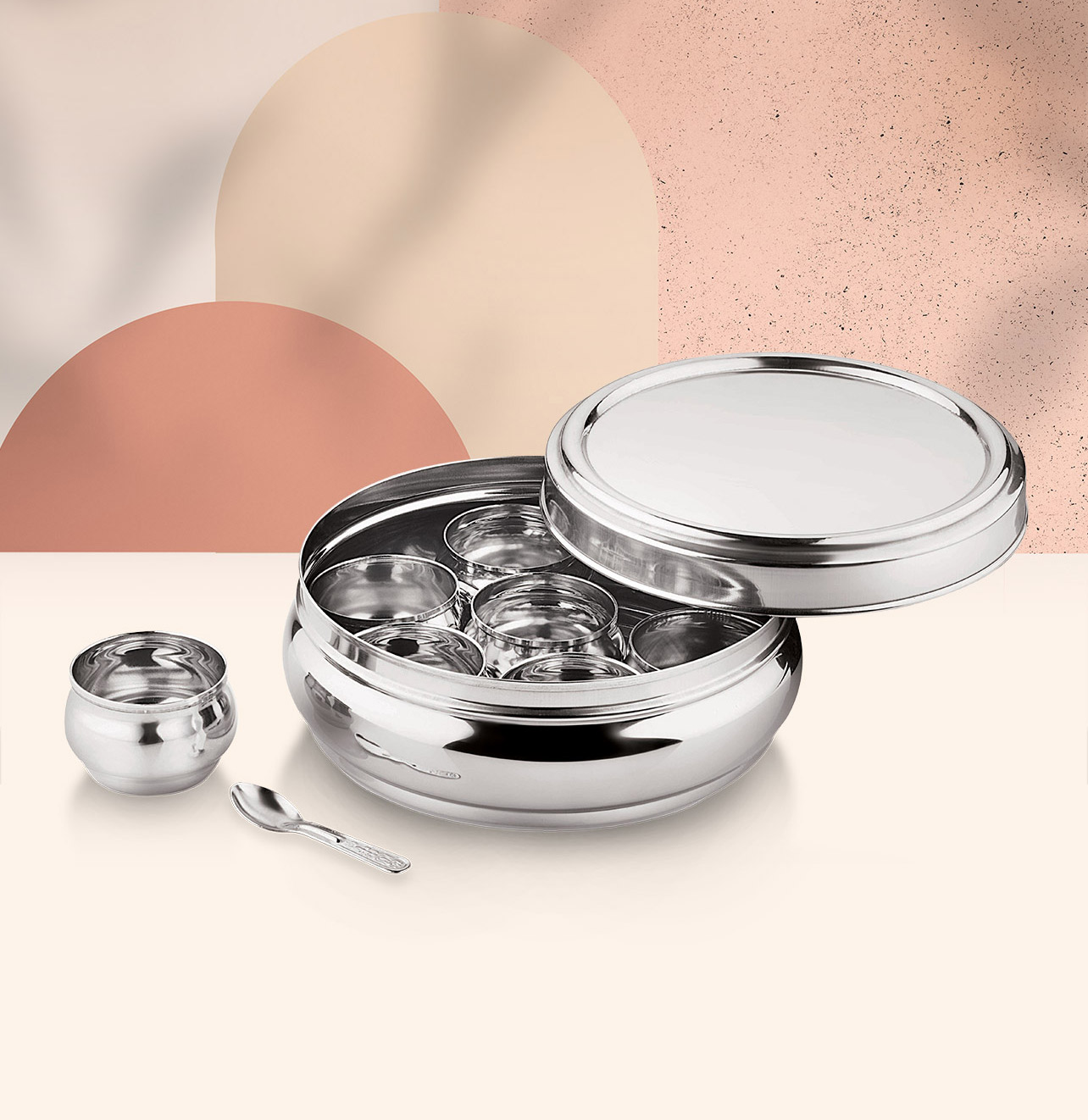 Orange Masala Dabba - Image 2